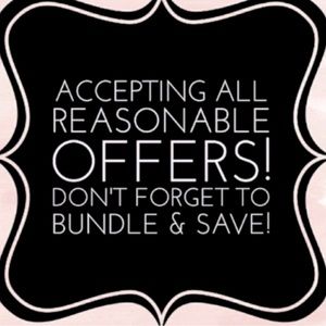 Now Accepting Reasonable Offers